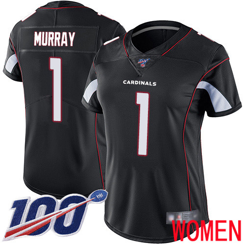 Arizona Cardinals Limited Black Women Kyler Murray Alternate Jersey NFL Football #1 100th Season Vapor Untouchable